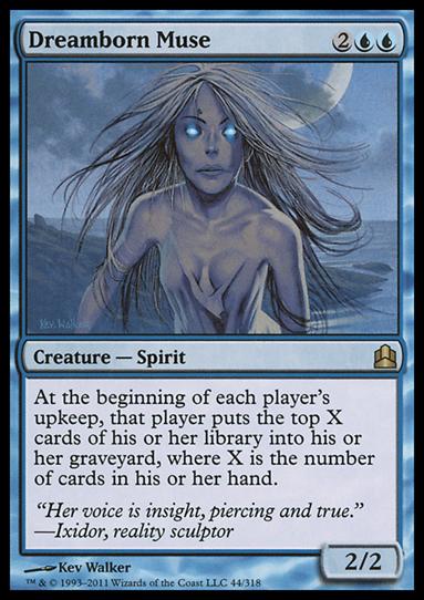 Magic the Gathering: Commander (Base Set) card 44 Dreamborn Muse