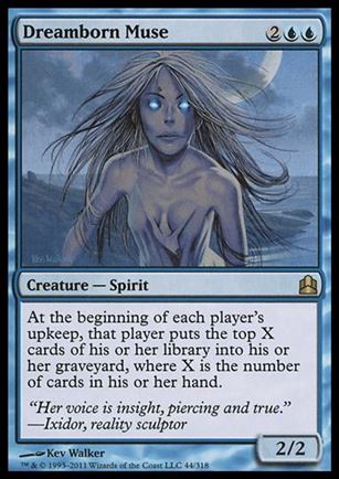 Magic the Gathering: Commander (Base Set) card 44 Dreamborn Muse