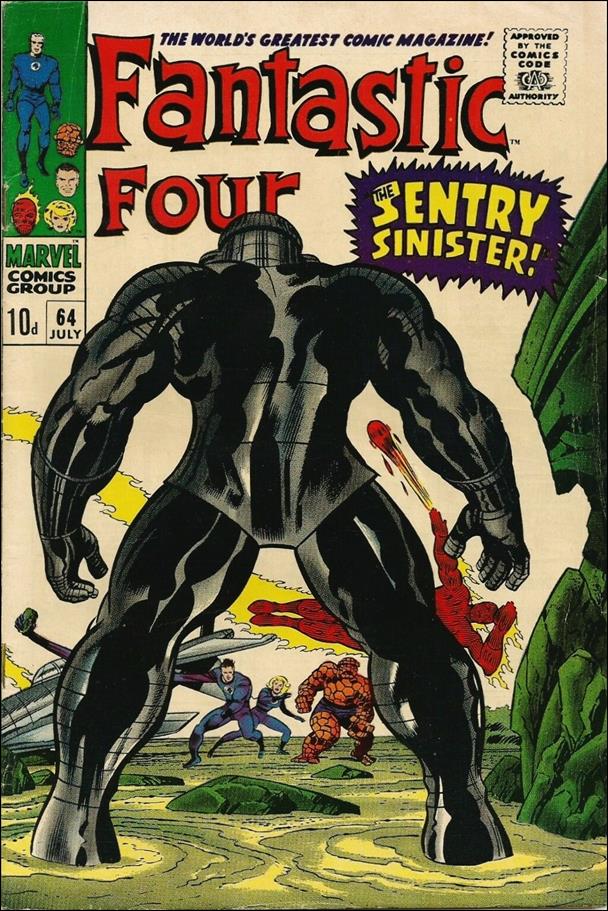 Fantastic Four (1961) issue 64-B UK Price Cover