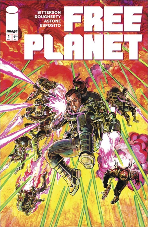 Free Planet (2025) issue 1-B Jed Dougherty Action Cover