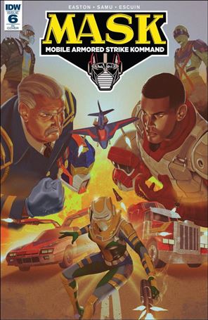 M.A.S.K.: Mobile Armored Strike Kommand issue 6-D Marcelo Pereze Dalannays 1:10 Cover