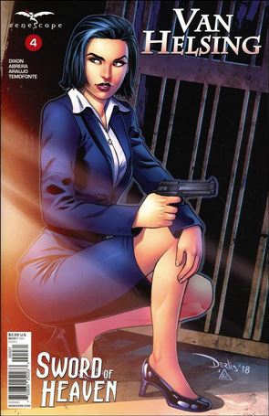 Van Helsing: Sword of Heaven issue 4-C Derlis Santacruz Cover