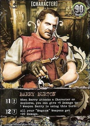 Resident Evil (Base Set) card CH-005 Barry Burton