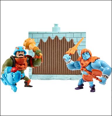 Masters of the Universe Minis figure 4-B Man-at-Arms and Faker He-Man (Loose)