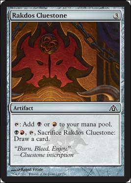 Magic the Gathering: Dragon's Maze (Base Set) card 143 Rakdos Cluestone