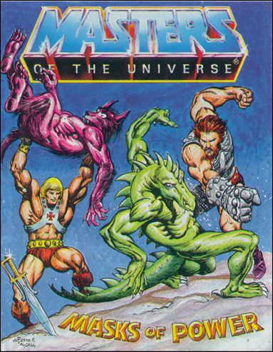 Masters of the Universe (1983) issue 3.02 Mini Comic - "Printed in U.S.A." Back Cover 