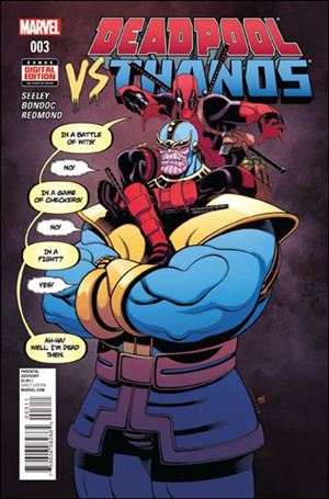 Deadpool vs Thanos issue 3 Tradd Moore Cover