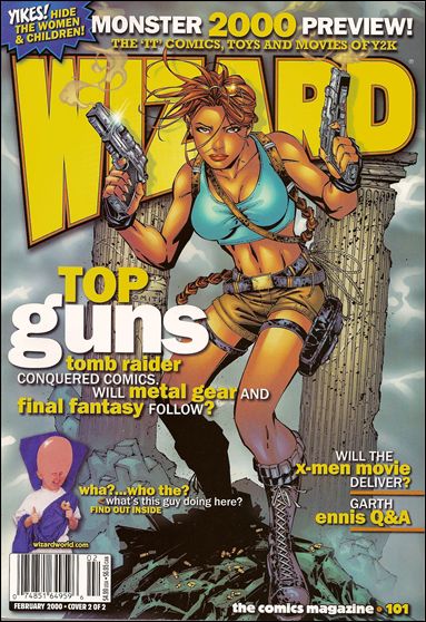 Wizard: The Comics Magazine issue 101-B Andy Park Lara Croft Cover