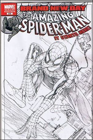 Amazing Spider-Man (1963) issue 546-C Steve McNiven 1:100 Sketch Cover