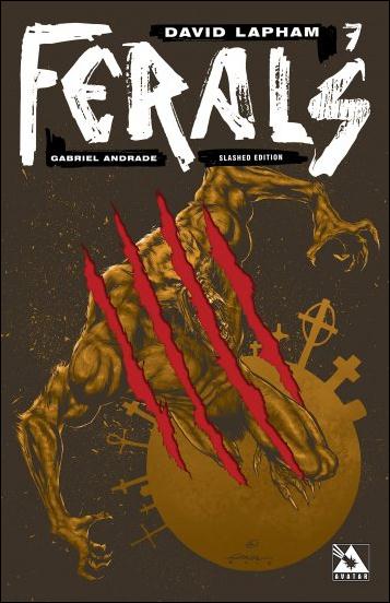 Ferals issue 7-D Slashed Cover