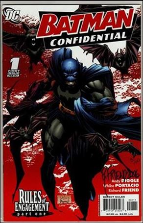 Batman Confidential issue 1-B DF (Signed by Richard Friend) 1/110