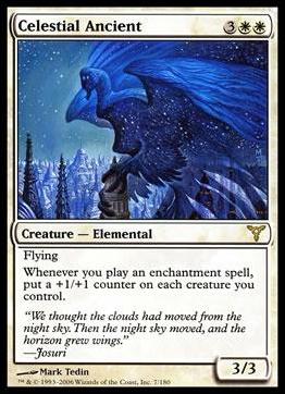 Magic the Gathering: Dissension (Base Set) card 7 Celestial Ancient