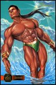 Marvel Annual Flair '95 (FlairPrint Subset) card 6 Namor