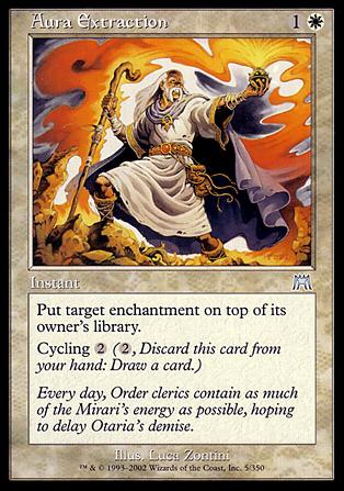 Magic the Gathering: Onslaught (Base Set) card 5 Aura Extraction