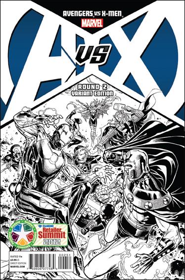 Avengers vs X-Men issue 2-G Jim Cheung Retailer Summit B&W Cover 1/3000