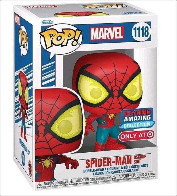 POP! Marvel figure 1118 Spider-Man Oscorp Suit