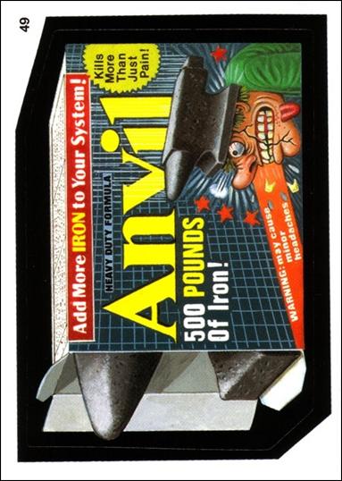 Wacky Packages All-New: Series 1 (Base Set) card 49 Anvil