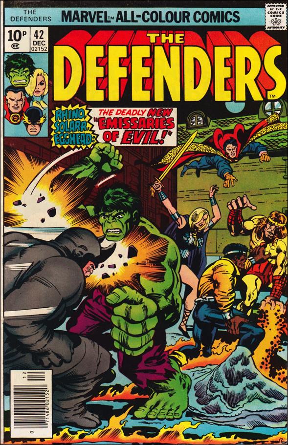 Defenders (1972) issue 42-B UK Price Cover