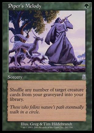Magic the Gathering: Odyssey (Base Set) card 261 Piper's Melody