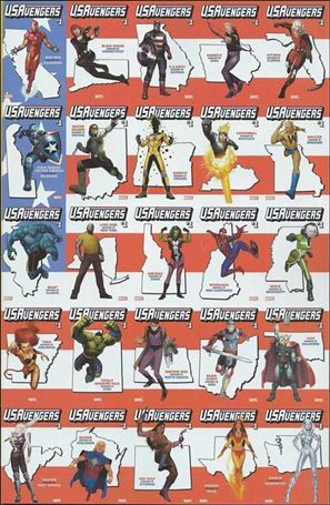 U.S.Avengers issue 1-F Rod Reis 1:Store Wraparound Cover