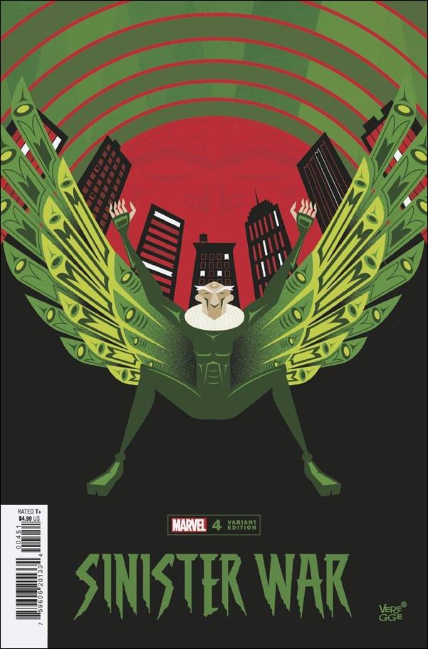 Sinister War issue 4-D Jeffrey Veregge Cover