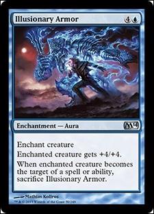 Magic the Gathering: 2014 Core Set (Base Set) card 59 Illusionary Armor