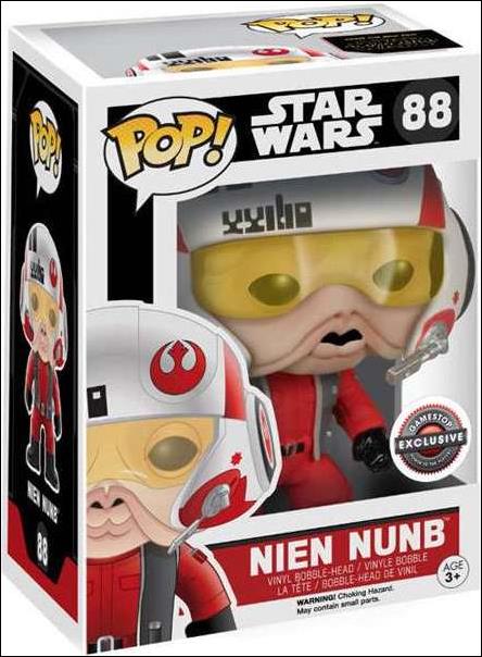 POP! Star Wars figure 88 Nien Nunb (Pilot) GameStop Exclusive