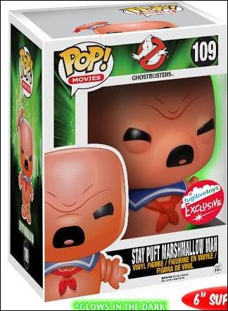 POP! Movies figure 109-E Stay Puft Marshmallow Man GITD Pink Fugitive Toys