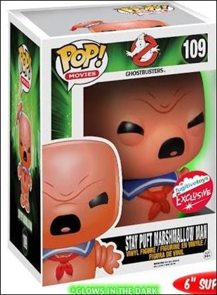 POP! Movies figure 109-E Stay Puft Marshmallow Man GITD Pink Fugitive Toys