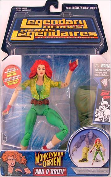 Legendary Comic Book Heroes (Monkeyman Series) figure 1 Ann O'Brien (Yellow and Green Outfit)