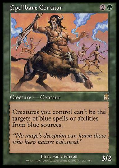 Magic the Gathering: Odyssey (Base Set) card 271 Spellbane Centaur