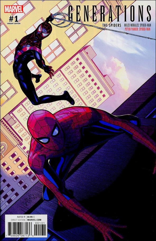 Generations: Miles Morales Spider-Man & Peter Parker Spider-Man issue 1-C Chris Sprouse Cover