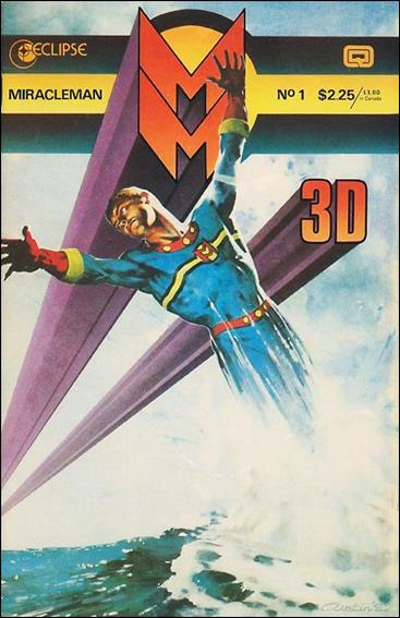 Miracleman 3-D issue 1-B 2-D Black & White Edition