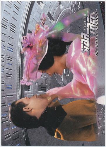 Star Trek: The Next Generation - The Episode Collection Season Four (Base Set) card 317 Mission Chronology