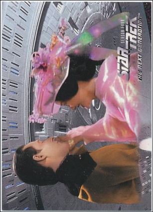 Star Trek: The Next Generation - The Episode Collection Season Four (Base Set) card 317 Mission Chronology