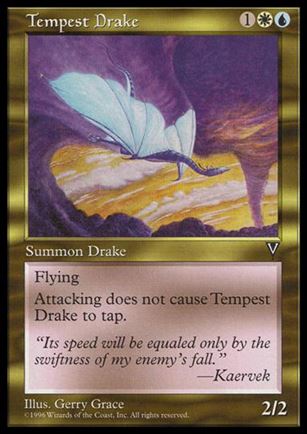 Magic the Gathering: Visions (Base Set) card 139 Tempest Drake