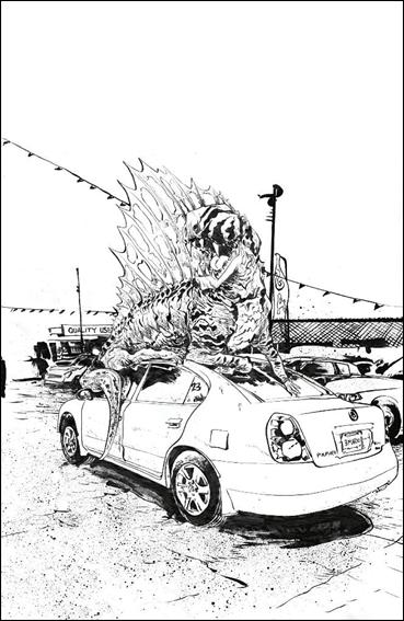 Jurassic Park (2010) issue 3-C Paul Pope 1:10 Virgin Sketch Cover
