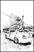 Jurassic Park (2010) issue 3-C Paul Pope 1:10 Virgin Sketch Cover