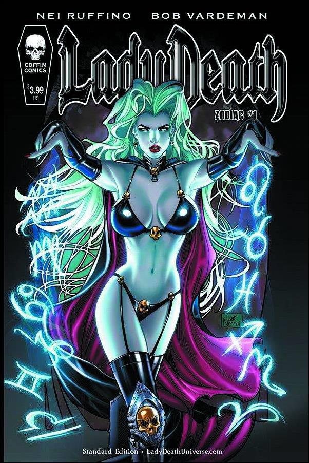 Lady Death: Zodiac issue 1 Nei Ruffino Standard Cover