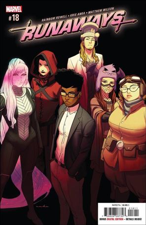 Runaways (2017) issue 18 Kris Anka Cover