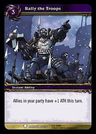 World of Warcraft: Heroes of Azeroth (Base Set) card 166 Rally the Troops