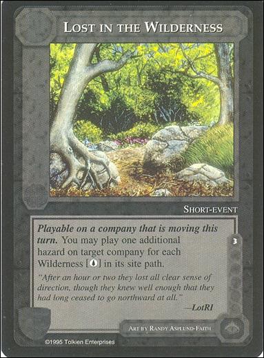 Middle-Earth: The Wizards (Base Set) card 262 Lost in the Wilderness
