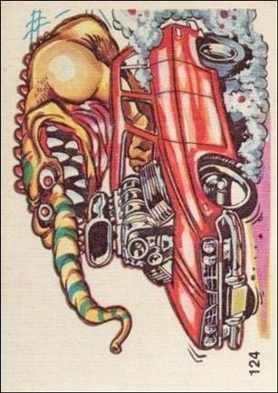 Oddest Odd Rods (Base Set) card 124 (Fan Art on Back)
