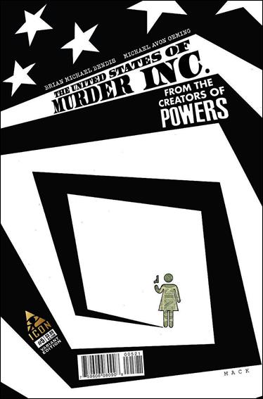 United States of Murder Inc. issue 5-B David Mack Cover
