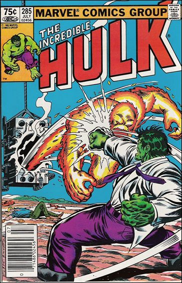 Incredible Hulk (1968) issue 285-B Canadian Price Cover
