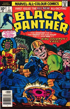 Black Panther (1977) issue 1-B UK Price Cover