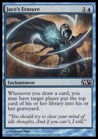 Magic the Gathering: 2012 Core Set (Base Set) card 60 Jace's Erasure
