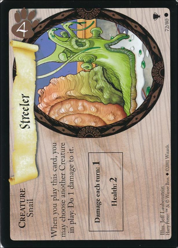 Harry Potter: Quidditch Cup (Base Set) card 72 Streeler