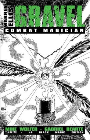 Gravel: Combat Magician issue 4-D Black Magic Cover