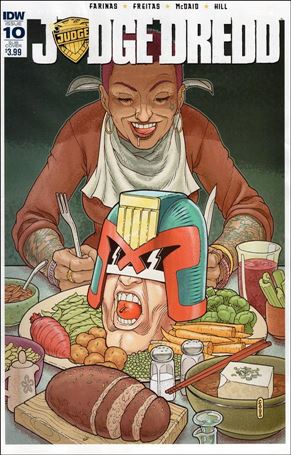 Judge Dredd (2015) issue 10-B Langdon Foss Subscription Cover